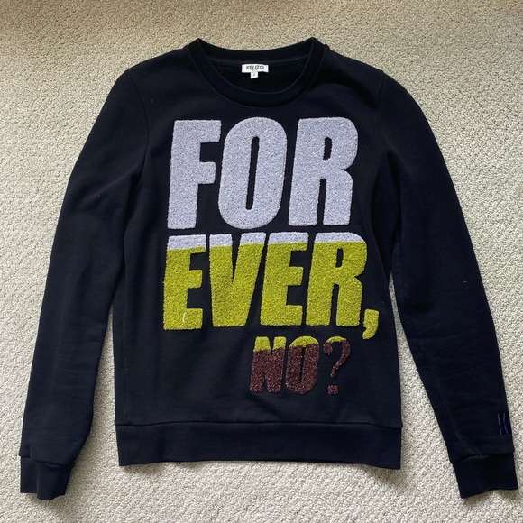 KENZO Pullover Sweatshirt with Embroidery - Picture 1 of 5